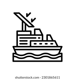 ship icon for your website, mobile, presentation, and logo design.