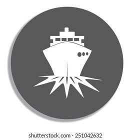 ship icons on a grey background