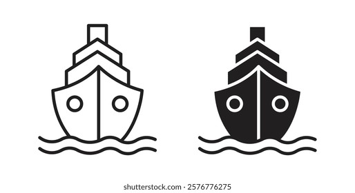 Ship icons pack for ui designs