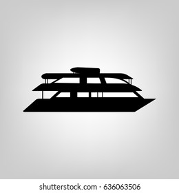 ship icon,ship vector illustration
