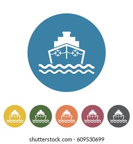 Ship icon.Vector illustration

