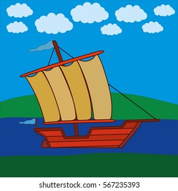 ship illustration