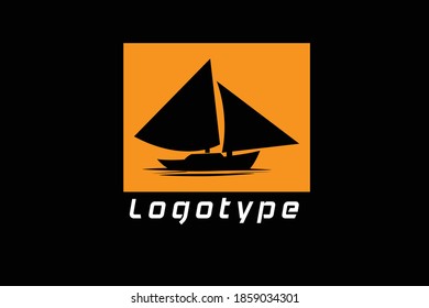 ship image logo on black background colors