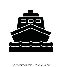Seguro de navio:Ícone de vetor que pode facilmente modificar ou editar