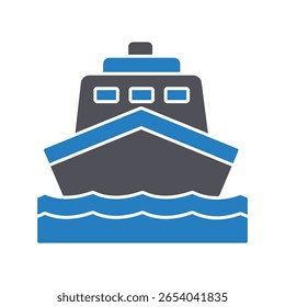 Seguro de navio:Ícone de vetor que pode facilmente modificar ou editar
