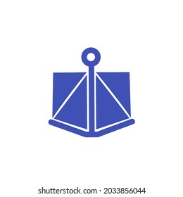 Ship iron logo perfect for shipping