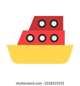 ship item summer design illustration