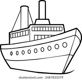 
A ship is a large watercraft designed to travel on oceans, seas, or other large bodies of water. Ships are used for a variety of purposes, including transportation of goods and passengers.