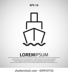 ship line icon
