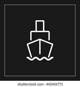 ship line icon