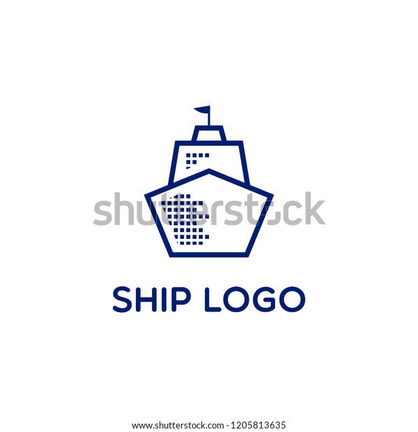 ship line logo design\
1