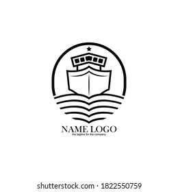 ship logo. can be for sea transportation companies