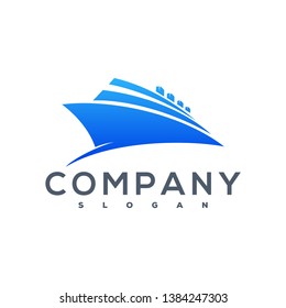 ship logo design ready to use