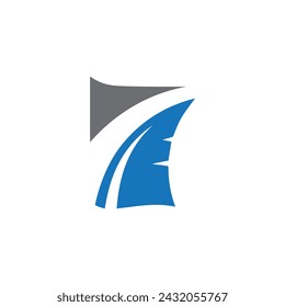 ship logo design vector template