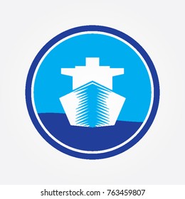 ship logo icon