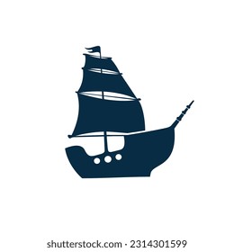 Ship Logo Maritim vector design concept