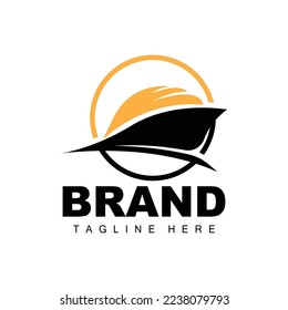 Logotipo Del Buque, Vector De Transporte Oceánico Y Barco De Cruceros, Carga, Logística, Escuela De Vela, Velero