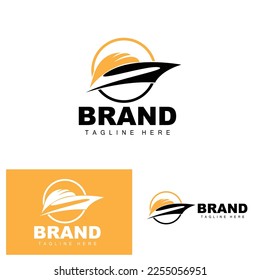 Ship Logo, Ocean Transport Vector, And Cruise Ship, Cargo, Logistics, Sailing School, Speedboat