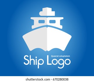 Ship logo template