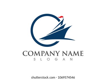 ship Logo Template vector icon design