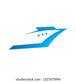 Ship logo template vector icon design