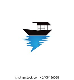 Ship Logo Template vector icon illustration design