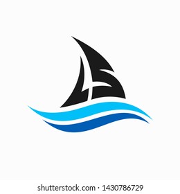 Ship logo that formed letters L and S