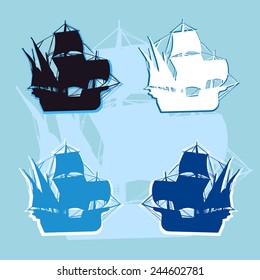 Ship logo vector file