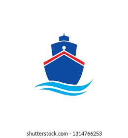 Ship Logo vector illustration boat