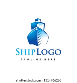 Ship Logo vector illustration boat