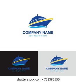 Ship Logo vector illustration boat