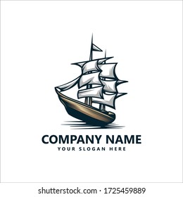 ship logo vector unique designs 