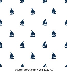 Ship marine pattern seamless 