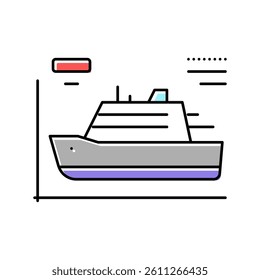 ship modeling color icon vector. ship modeling sign. isolated symbol illustration