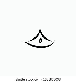 ship nature house logo vector design with simple, unique and awesome. 