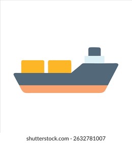  ícone de objeto de navio conceito de design moderno isolado
