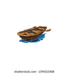 Ship with ocean liner vector.illustration