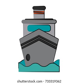 ship on water frontview icon image 