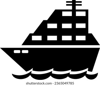 Es ist ein Schiff als eine der Transportarten
