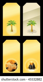 ship and palm