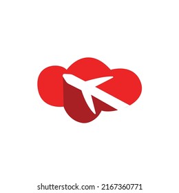 ship plane travel simple logo 