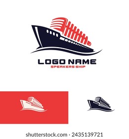 Ship podcast logo, ocean transport