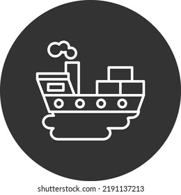 Ship Pollution Pixel Perfect Detail Icon