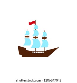 The ship prow or argos icon in color