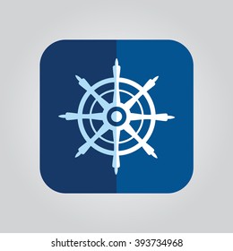 Ship Rudder Icon