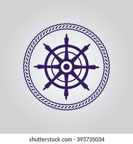 Ship Rudder Icon