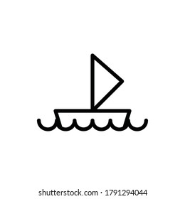 Vector de logotipo de icono de navegación aislado. Juego de iconos de transporte público. Stroke editable y Pixel Perfect.