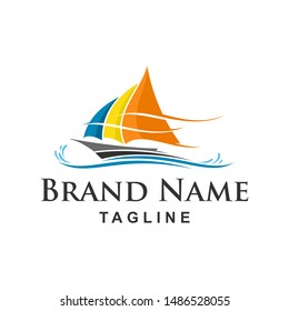 Ship or Sailboat Logo Design