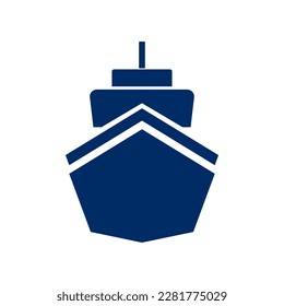 Ship Sailing boat Icon. Vector.