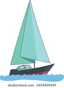 Un barco navegando en agua